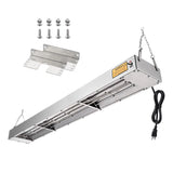 WeChef 43 Commercial Food Warmer 1100W Electric Strip Heater Stainless Steel Heating Lamp for Restaurant