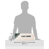 Reli. Biodegradable 40-45 Gallon Trash Bags (250 Count) | Bulk Green
